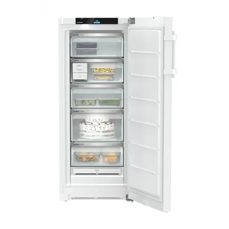 Congelator Liebherr FNc 467i Peak, NoFrost, 60 cm, 199 l, SmartDeviceBox integrat, EasyTwist-Ice, SuperFrost, Clasa C, Alb