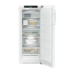 Congelator Liebherr FNc 467i Peak, NoFrost, 60 cm, 199 l, SmartDeviceBox integrat, EasyTwist-Ice, SuperFrost, Clasa C, Alb