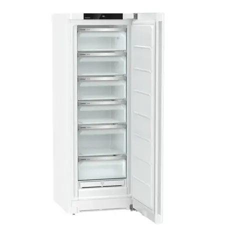 Congelator Liebherr FNd 5026 Plus, NoFrost, 60 cm, 238 l, SpaceBox, Display tactil, SuperFrost, Clasa D, Alb
