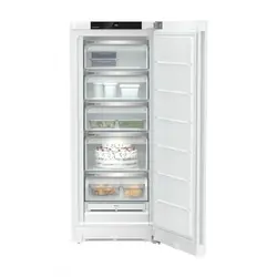 Congelator Liebherr FNe 4605 Pure, NoFrost, 60 cm, 199 l, Display Tactil, VarioSpace, SuperFrost, Clasa E, Alb