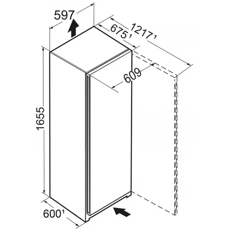 Congelator Liebherr FNe 5006 Pure, NoFrost, 60 cm, 238 l, Display Tactil, VarioSpace, SuperFrost, Clasa E, Alb