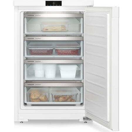 Congelator Liebherr Fe 1414 , 4 sertare, SmartFrost, SuperFrost, 107 l, Clasa E, FrostProtect, TouchControl, H 85 cm, Alb