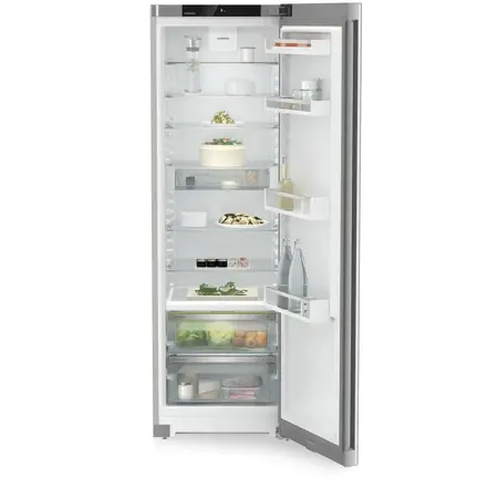 Frigider cu o usa Liebherr RBsfc 5220 Plus, BioFresh, 60 cm, 382 l, Sertar Meat & Dairy, SuperCool, Clasa C, SteelFinish