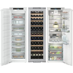 Side by side incorporabil Liebherr IXRFW 5150, 763 L, 538 kWh, SuperFrost, BottleTimer, NightMode, H 177 cm, Alb