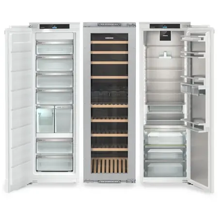 Combina frigorifica incorporabila Side by Side Liebherr IXRFW 5180 Peak, NoFrost, BioFresh cu HydroBreeze, 768 l, InfinitySpring, Vitrina vinuri, IceTower, SmartDeviceBox integrat