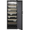 Vitrina pentru vinuri Liebherr WSbli 7731 GrandCru Selection 324 sticle, Clasa E, Rafturi lemn, Control electronic Display, H 204.4 cm, 628 l, Negru