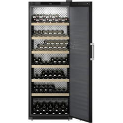 Vitrina pentru vinuri Liebherr WSbli 7731 GrandCru Selection 324 sticle, Clasa E, Rafturi lemn, Control electronic Display, H 204.4 cm, 628 l, Negru