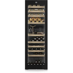 Vitrina pentru vinuri Liebherr WPgbi 5283 Vinidor Selection, 358 l, 85 sticle, Clasa F, 185.4 cm, BlackSteel