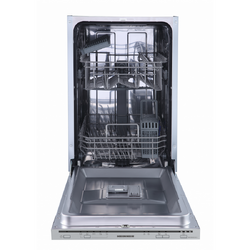 Masina de spalat vase incorporabila Heinner HDW-BIM45510E++, 10 seturi, 5 programe, Control mecanic,Aquastop, Clasa E, 45 cm