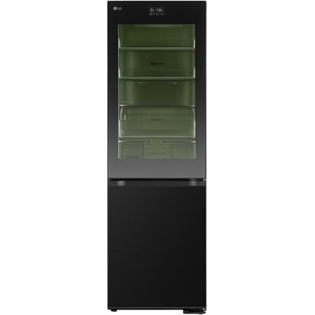 Combina frigorifica LG MoodUP GBG7190CEV, 349 l, InstaView, Compresor Smart Inverter, Wi-Fi, Linear Cooling, Clasa C, H 186 cm, Multicolor
