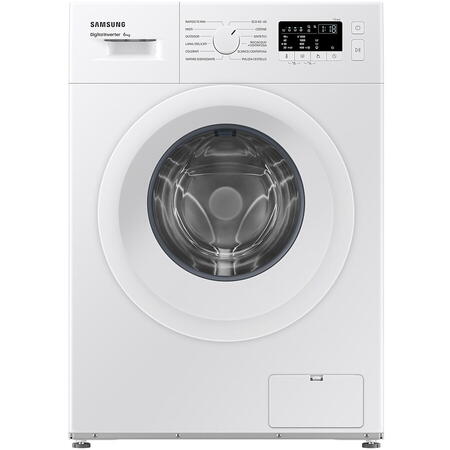 Masina de spalat rufe Samsung WW60A3120WE/LE, 6 kg, 1200 RPM, Clasa C, Hygiene Steam, Quick Wash 15 min, Alb