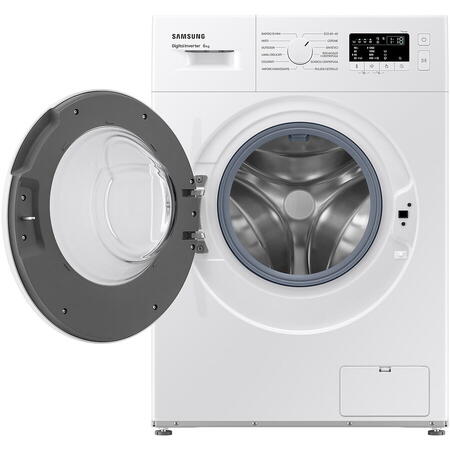 Masina de spalat rufe Samsung WW60A3120WE/LE, 6 kg, 1200 RPM, Clasa C, Hygiene Steam, Quick Wash 15 min, Alb