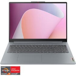 Laptop Lenovo 16'' IdeaPad Slim 3 16ABR8, WUXGA IPS, Procesor AMD Ryzen™ 7 7730U (16M Cache, up to 4.5 GHz), 16GB DDR4, 1TB SSD, AMD Radeon, No OS, Arctic Grey