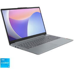 Laptop Lenovo 15.6'' IdeaPad Slim 3 15IAN8, FHD, Procesor Intel® Core™ i3-N305 (6M Cache, up to 3.80 GHz), 8GB LPDDR5, 256GB SSD, Intel UHD, No OS, Arctic Grey