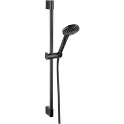 Set de dus Ferro Horn N370BL-B, bara dus 65 cm, para dus 3 functii, furtun dus 150cm, Negru mat