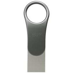 Memorie USB Silicon Power Mobile C80 32GB USB 3.0 Type-C Silver