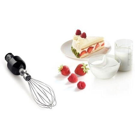 Set mixer de mana, Bosch, MSM67170, 12 trepte de viteza, Nivel Turbo, 750 W, Negru/Gri