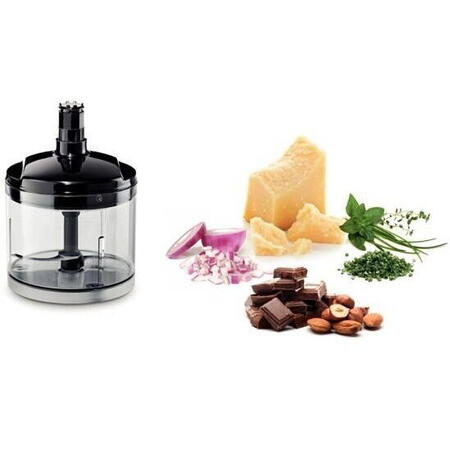 Set mixer de mana, Bosch, MSM67170, 12 trepte de viteza, Nivel Turbo, 750 W, Negru/Gri