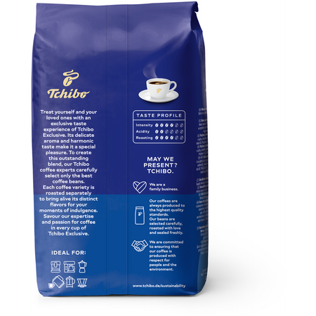 Cafea boabe Tchibo Exclusive, 500g