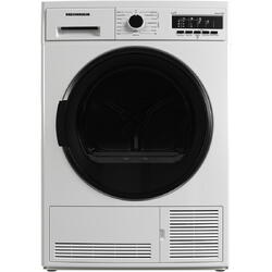 Uscator de rufe Heinner HCD-V702B, Condensare, 7 kg, 15 programe, Clasa B, Display LED, Lumina cuva, Indicator curatare filtru scame, Blocare acces copii, Alb