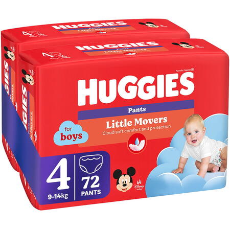 Scutece chilotel Huggies Virtual Pack 4, Boy, 9-14 kg, 72 buc