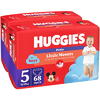 Scutece chilotel Huggies Virtual Pack 5, Boy, 12-17 kg, 68 buc