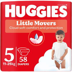 Scutece Huggies Ultra Comfort Mega UNISEX 5, 11-25 kg, 58 buc