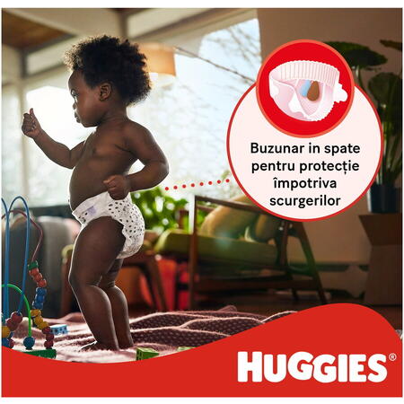 Scutece Huggies Ultra Comfort Mega UNISEX 5, 11-25 kg, 116 buc