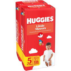 Scutece Huggies Ultra Comfort Mega UNISEX 5, 11-25 kg, 116 buc