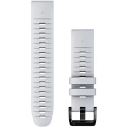 Curea ceas smartwatch Garmin, 22mm, QuickFit, Silicon, Whitestone