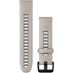 Curea ceas smartwatch Garmin, 20mm, QuickFit, Silicon, Light Sand/Deep Orchid