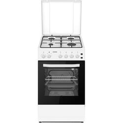 Heinner Aragaz pe gaz HFSC-S60LITGWH, 4 arzatoare, aprindere electrica, TIMER, GRILL, Alb