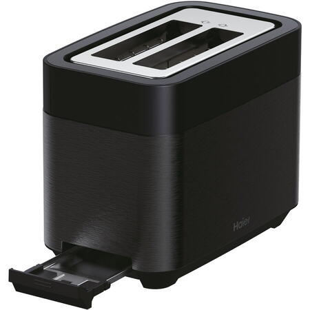 Prajitor de paine Haier HTO5A3 011, 2 fante, 7 niveluri de prajire, 1150 (W), Negru