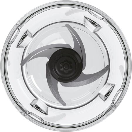 Chopper Haier HCH5B1 011, Stainless steel, 4 lame din otel inoxidabil, Viteza variabila 2, Capacitate bol 0,5, Negru