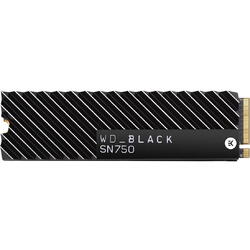 Western Digital Solid-State Drive (SSD) WD Black SN750 NVMe, 500GB, M.2, Heathsink