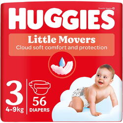 Scutece Huggies Ultra Comfort Jumbo 3, 4-9 kg, 56 buc