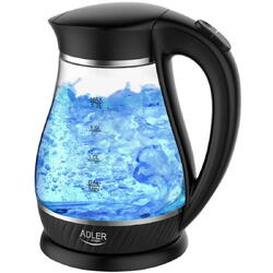 Fierbator apa Adler AD 1274, 2200 W, 1.7 L , Negru
