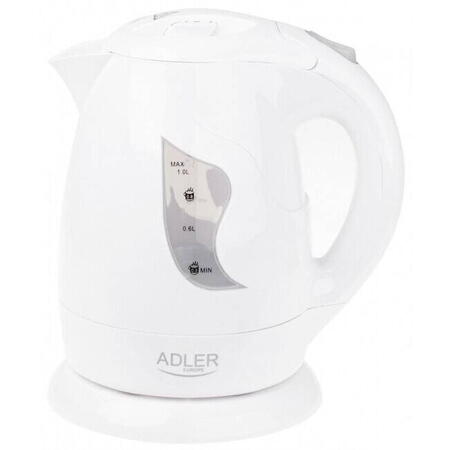Fierbator electric Adler AD 08w, 850W, 1l, Alb