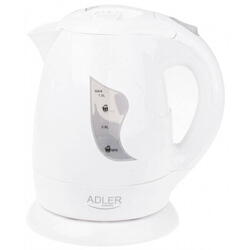 Fierbator electric Adler AD 08w, 850W, 1l, Alb