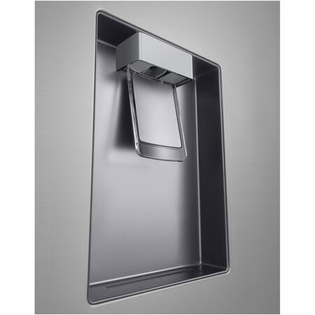 Combina frigorifica LG GBV7172DPY, 343 l, No Frost, LINEARCooling, Door Cooling, Dispenser apa, WIFI, Clasa D, H 186 cm, Argintiu