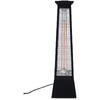 Incalzitor electric vertical cu baza Heinner, putere maxim 2000 W, doua trepte de putere 1000/2000W, lampa fibra de carbon