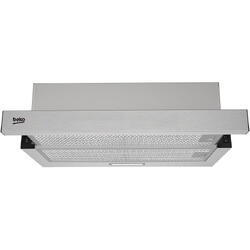 Hota incorporabila telescopica Beko HNT63322XH, Putere de absorbtie 320 mc/h, Filtru metalic, 60 cm, Inox