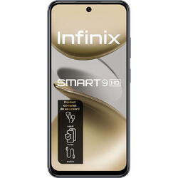Telefon mobil INFINIX SMART 9 HD X6532C, 4GB, 64GB, 4G, METALLIC BLACK