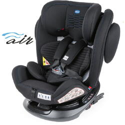 Scaun auto rotativ cu Isofix, Chicco Unico Plus Black Air, grupa 0+/1/2/3, 0 luni+