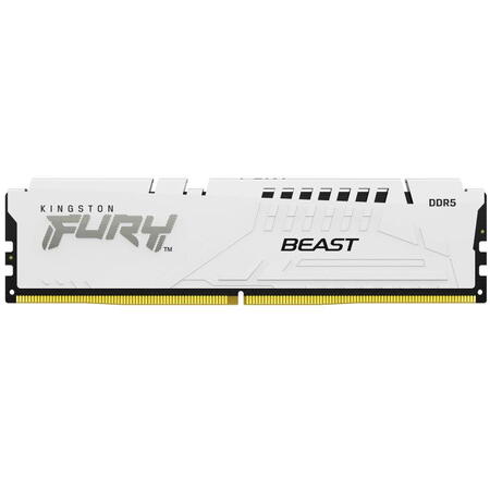 Memorie Kingston FURY Beast White 64GB DDR5 6400MHz CL32 Dual Channel Kit