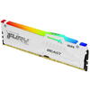 Memorie Kingston FURY Beast RGB White 16GB DDR5 6000MHz CL36