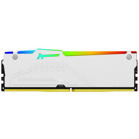 Memorie Kingston FURY Beast RGB White 16GB DDR5 6000MHz CL36