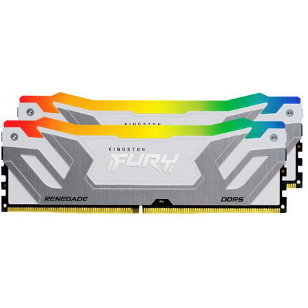 Memorie Kingston FURY Renegade White RGB 48GB DDR5 8400MHz CL40 Dual Channel Kit