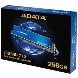 A-Data Solid State Drive (SSD) ADATA LEGEND 710, PCIe Gen 3x4, M.2, 256GB