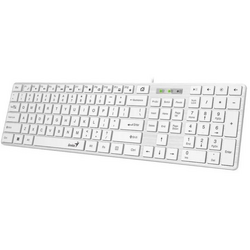 Tastatura Genius SlimStar 126 USB, alb